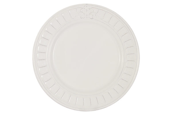 Тарелка обеденная Venice белая