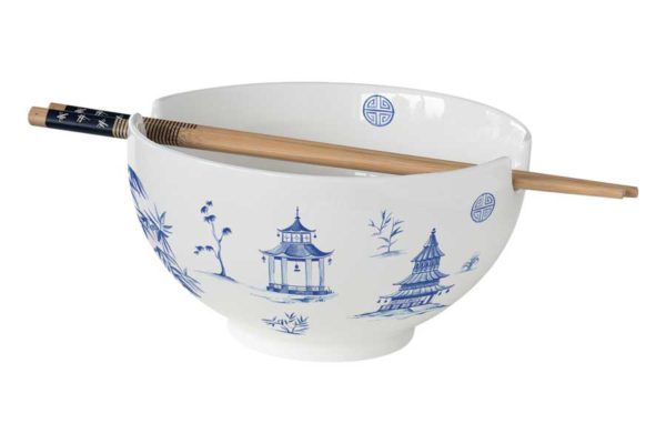 Суповая чашка с палочками для еды Пагода