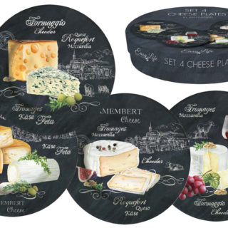 Набор закусочных тарелок Мир сыров