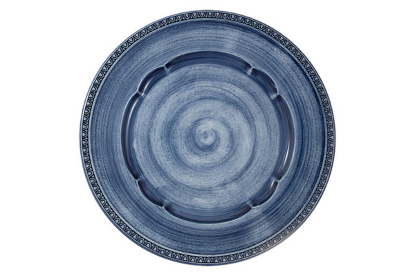 Тарелка обеденная Augusta синяя